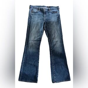 Adriano Goldschmied Bootcut Flare Mid Rise Jeans Womens Sz 32 Denim Made In USA